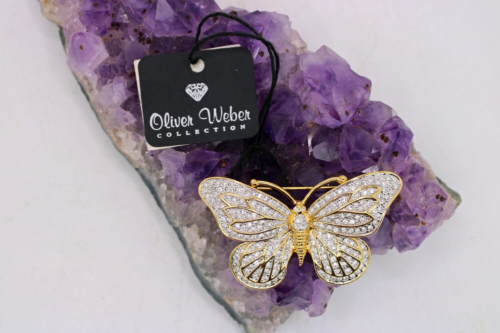NOS Oliver Weber Collection Judy's Hallmark Madame Butterfly Brooch